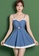 A-IN GIRLS white and blue (2PCS) Sweet Splicing One Piece Swimsuit 7E156USD4B11D9GS_6