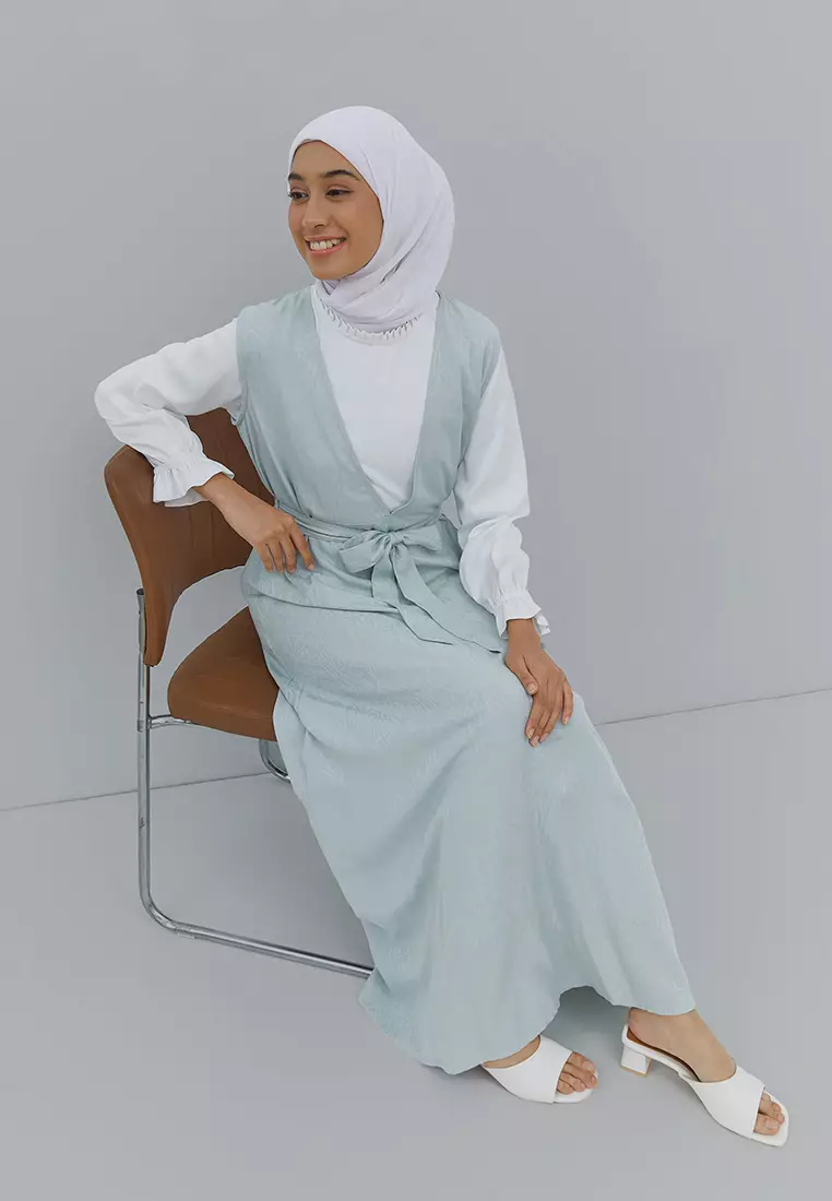 Khaira Two Set Dress Green (G.4275)