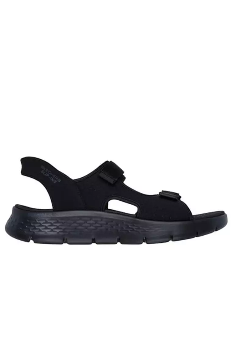 Mens Go Walk Flex Sandal - Easy Entry - Black