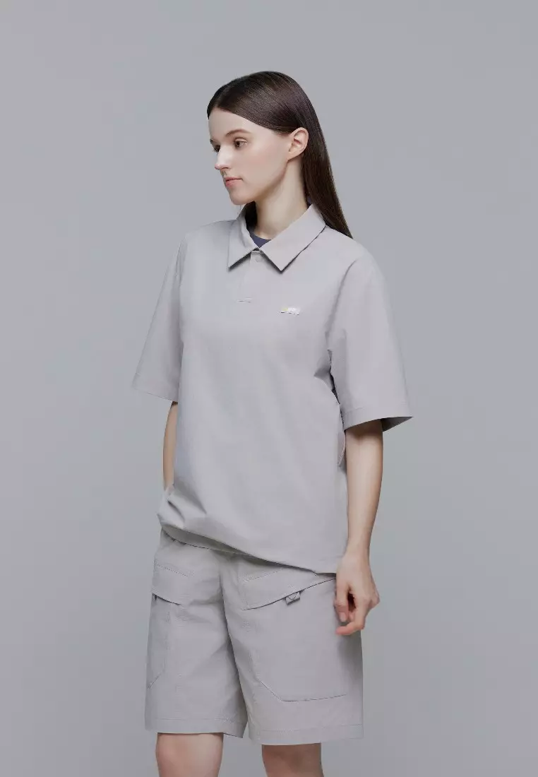 男女同款ADELIE輕便梭織彈性工裝短褲