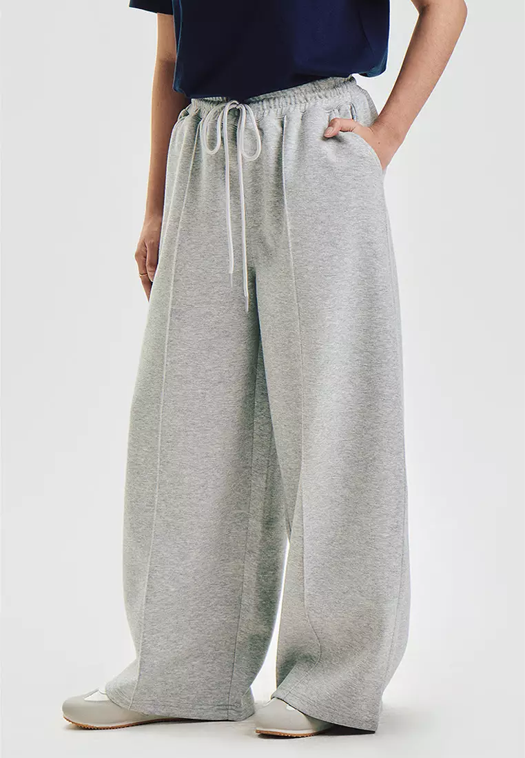 Wide Pintuck Interlock Pants