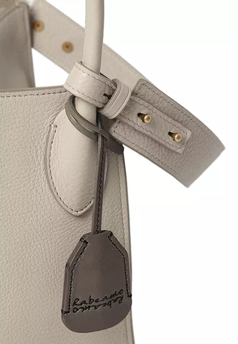 RABEANCO LU Top Handle Bag - Vanilla Beige