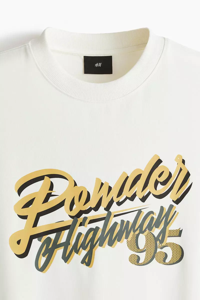 Printed cotton T-shirt