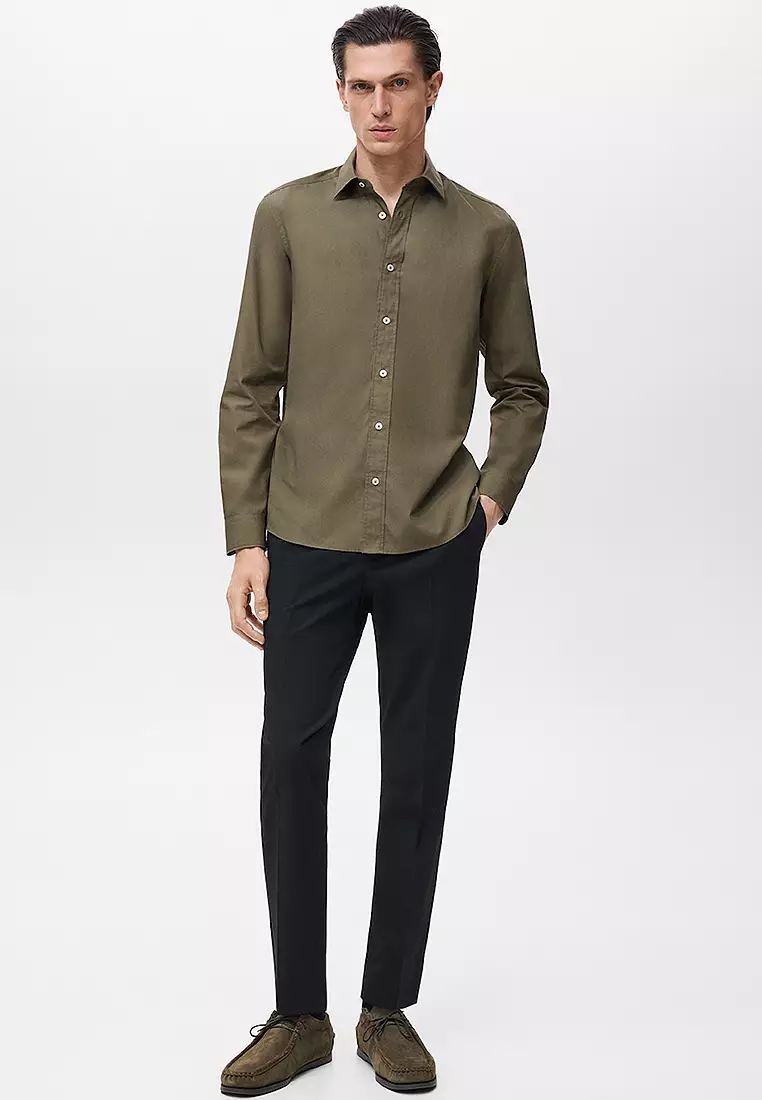 Regular-Fit 100% Cotton Shirt