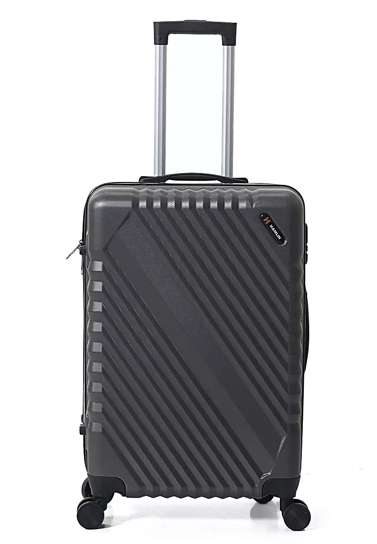 Carlton Koper Cabin Hardcase Unisex Size 24Inch Suitcase Combination Lock Large Compartment  ORIGINAL - DarkGrey