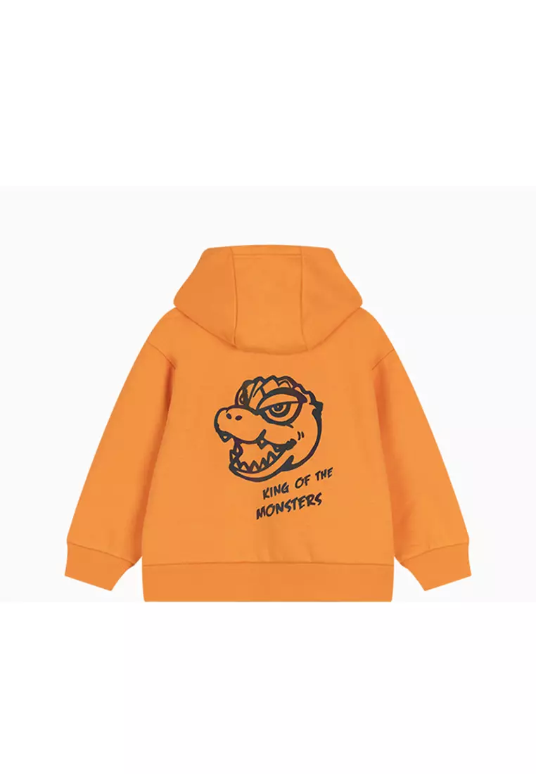 儿童卫衣冬季加绒加厚大袋盖秋装上衣