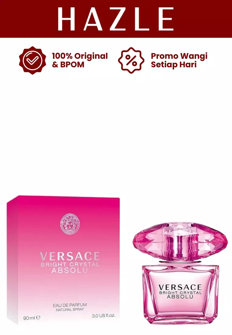 Jual VERSACE Bright Crystal Absolu Woman EDP 90 ml Original 2025