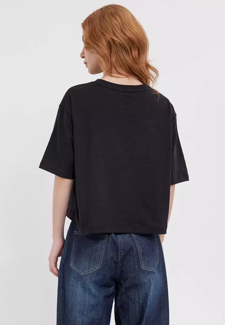 Ladies Rhine Crop Boxy Tee