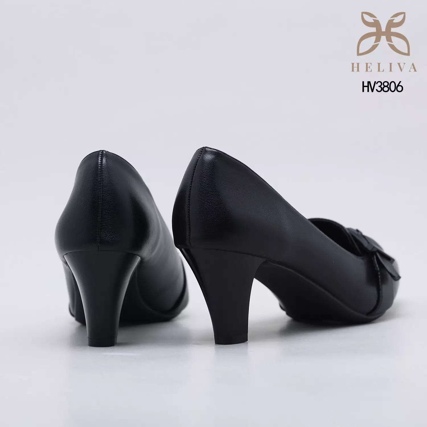 Heliva Maya Mid Heels Office Lady Pointed Shoes