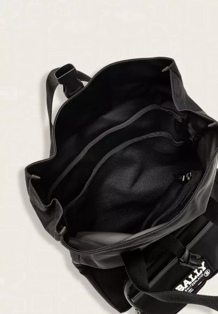 Jual BALLY Bally On The Go Flat Backpack Black Original 2026