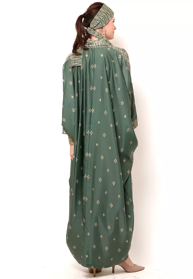 Kanzi Exclusive Long Sleeve Songket Kaftan
