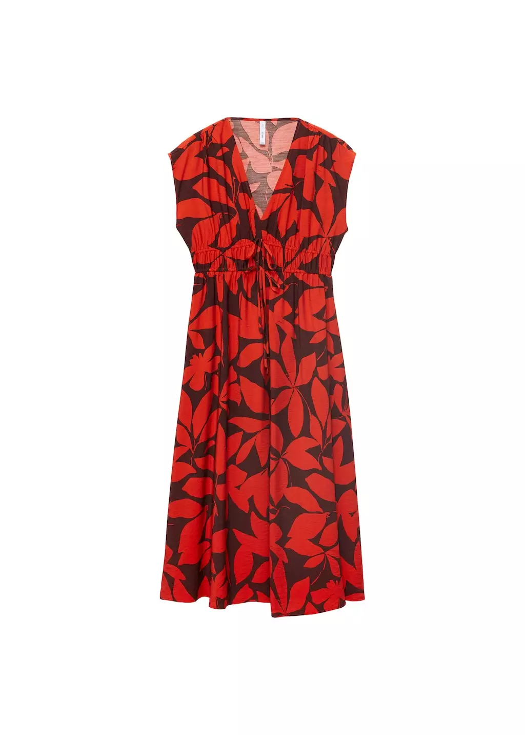 Gaun panjang bermotif