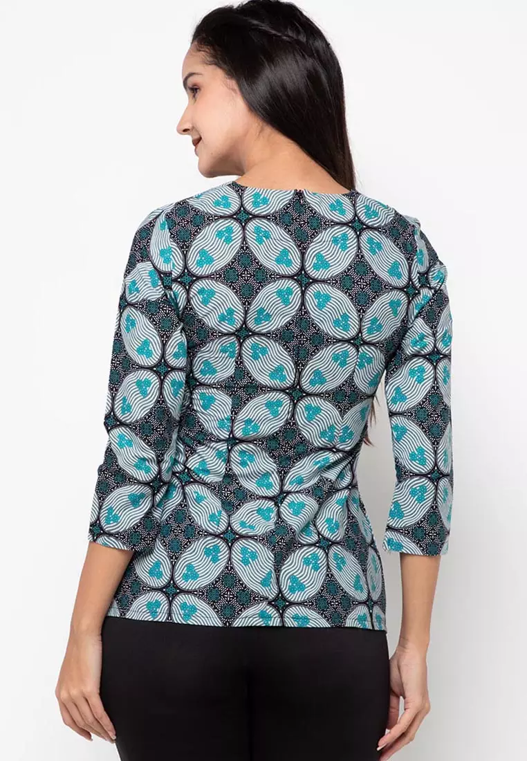 Blouse Batik Kawung Salur