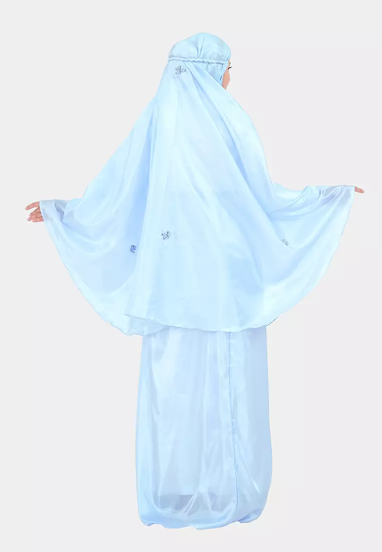 Cotton Bee - Mukena Traveling Syamma Sulam Pouch Mika Prayer Set