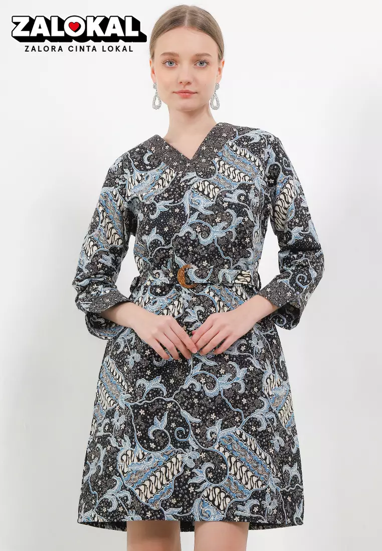 Sackdress Regular Fit Batik Sawat Seno