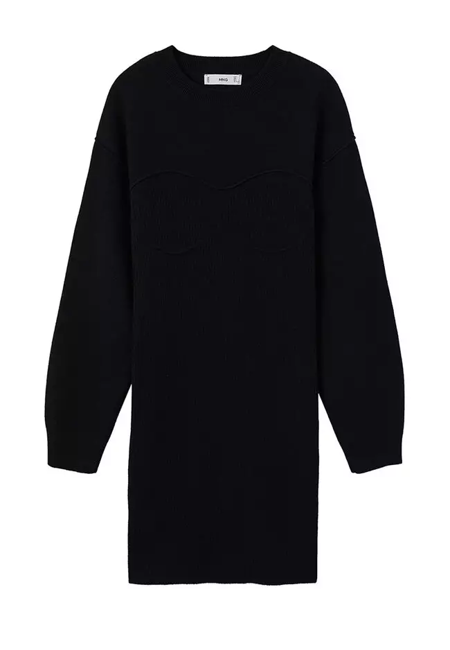 Knit Dress Bra Effect