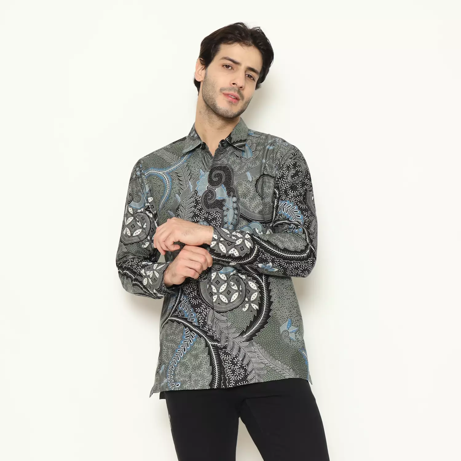 Kemeja Batik Pria - Bhatara Batik Landon - Atasan Kemeja Batik Lengan Panjang