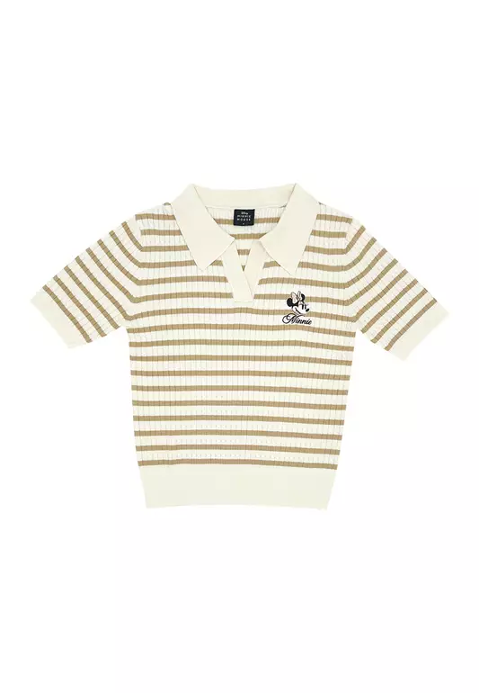 Ladies Licensed Knitted Stripes Top