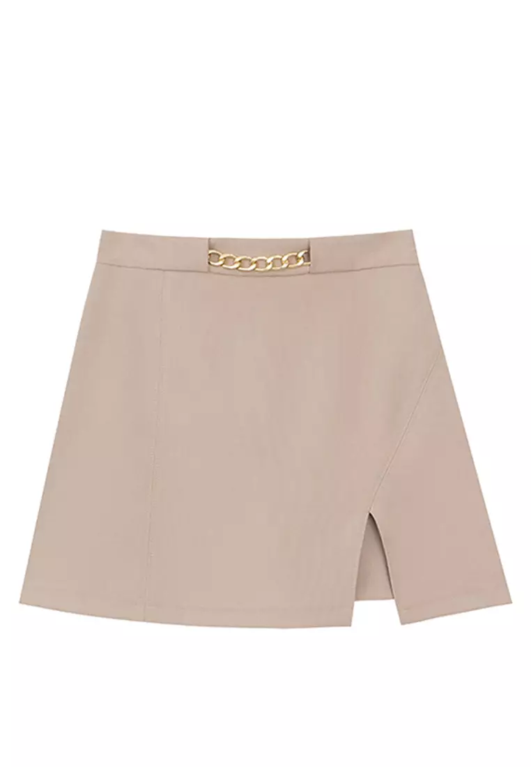 Mini Skort with Metal Detail