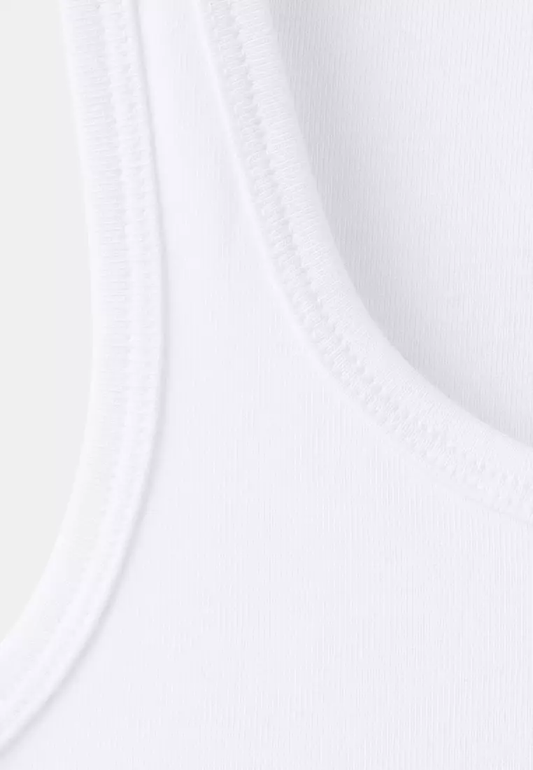 Ribbed Semi-Transparent Top