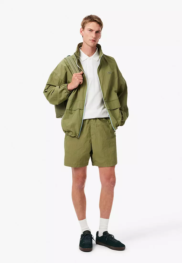 Loose Cut Zipped Pocket Shorts