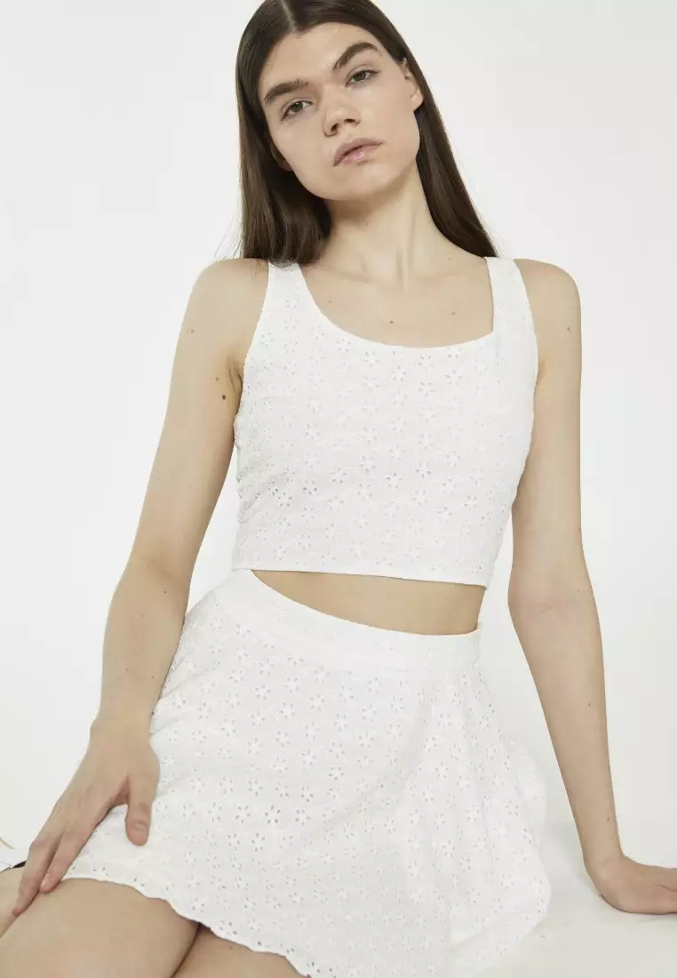 Square Neck Crop Top