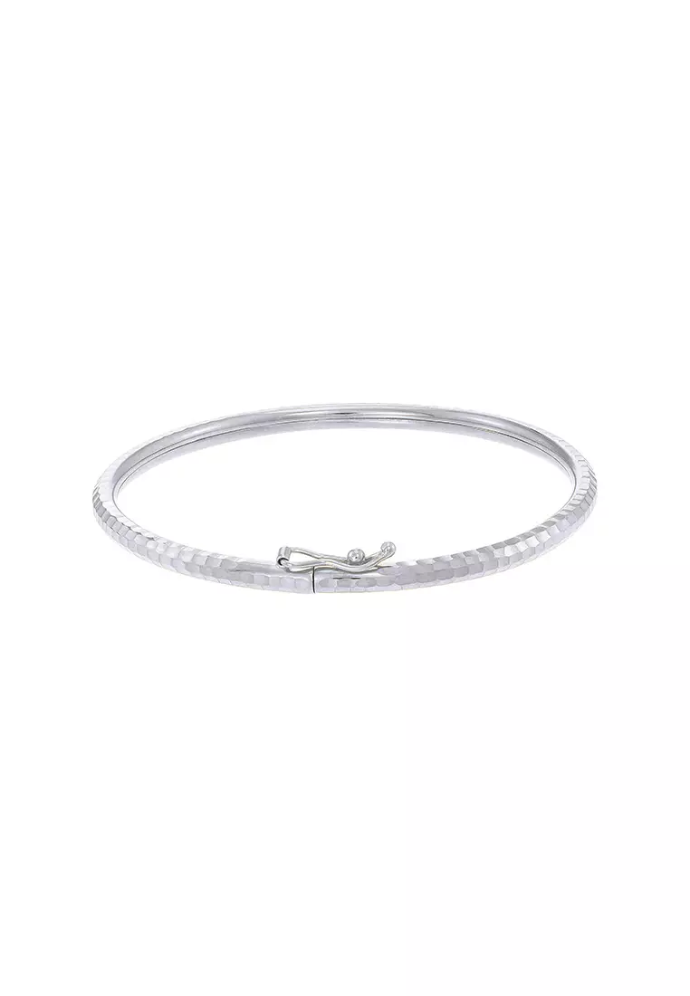 HABIB 925  Silver Bangle 203 S-TO3 DC WS
