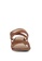 Rag & CO. brown Tan Block Heeled Sandal 907D0SH0E60B80GS_4