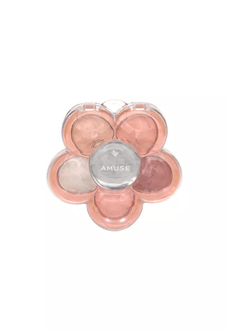 AMUSE Flora Eye Palette(#01 Flora Peach Coral)(4.5g) 01 FLORA PEACH