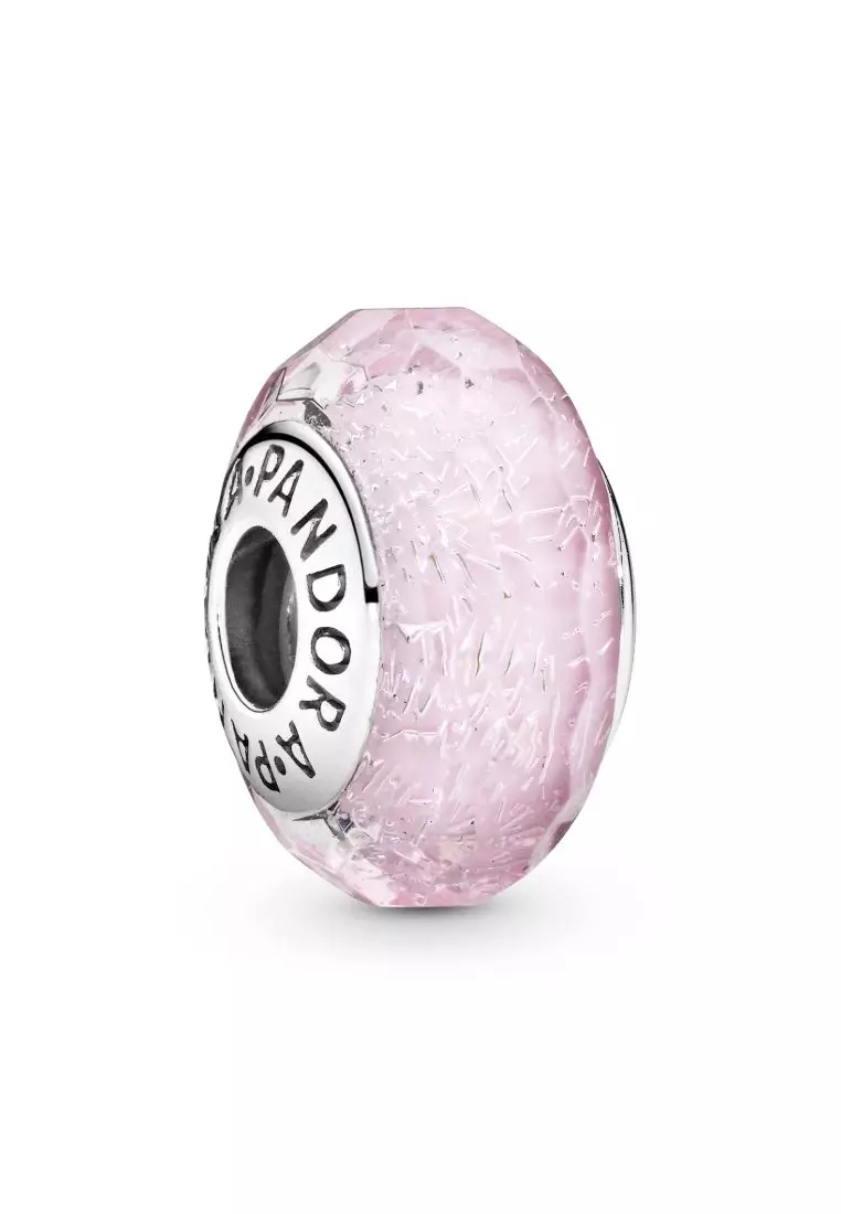 Buy PANDORA Pandora Faceted Pink Murano Glass Charm Online
