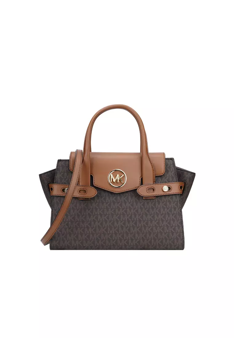 michael kors medium tote brown