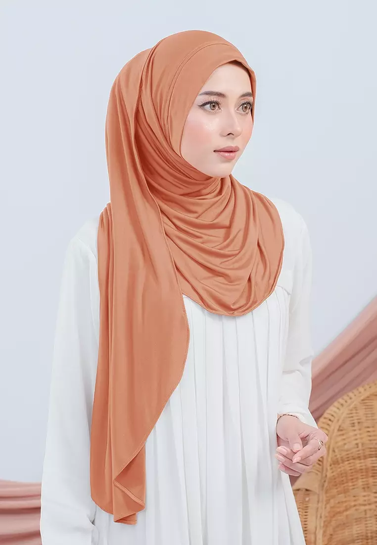 HIJAB INSTAN FAYZA - ORANGE