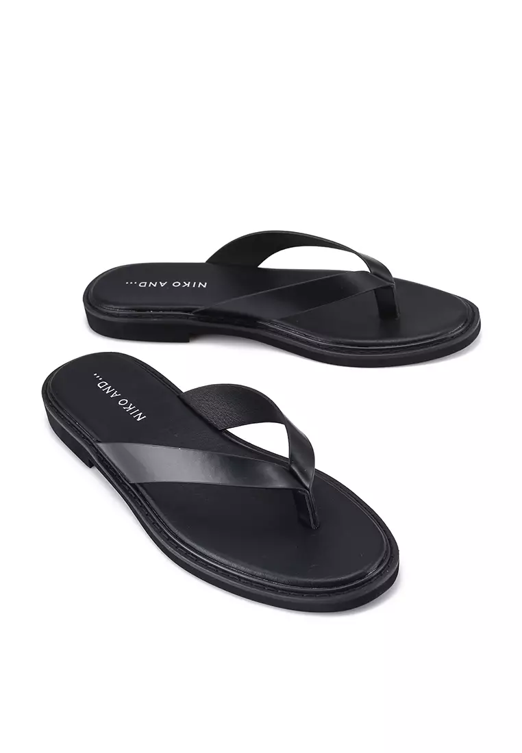 Next black deals flip flops