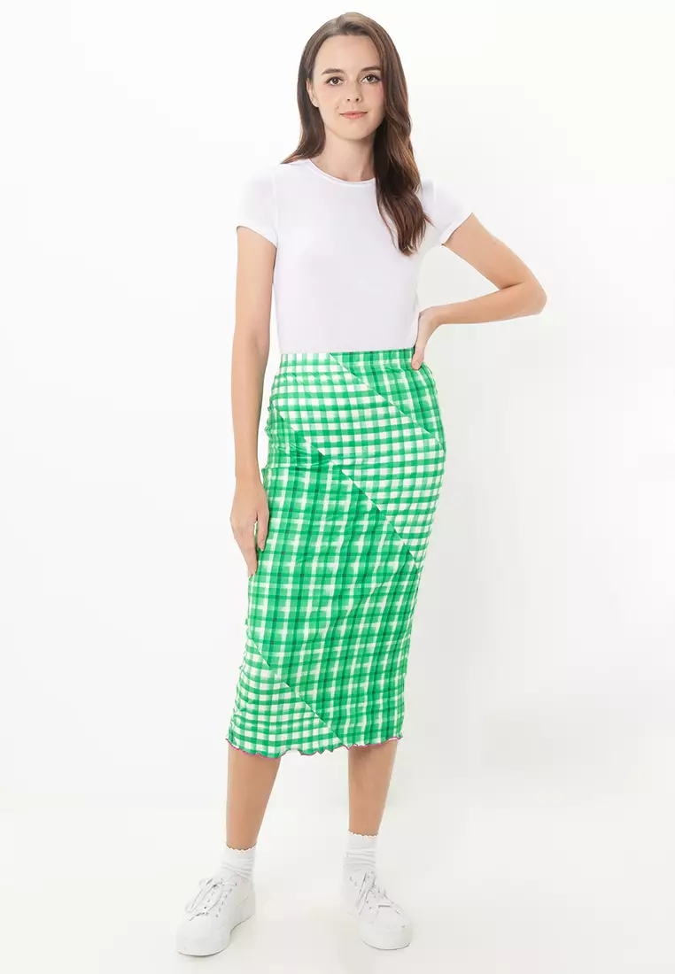 Rita Lettuce Hem Skirt