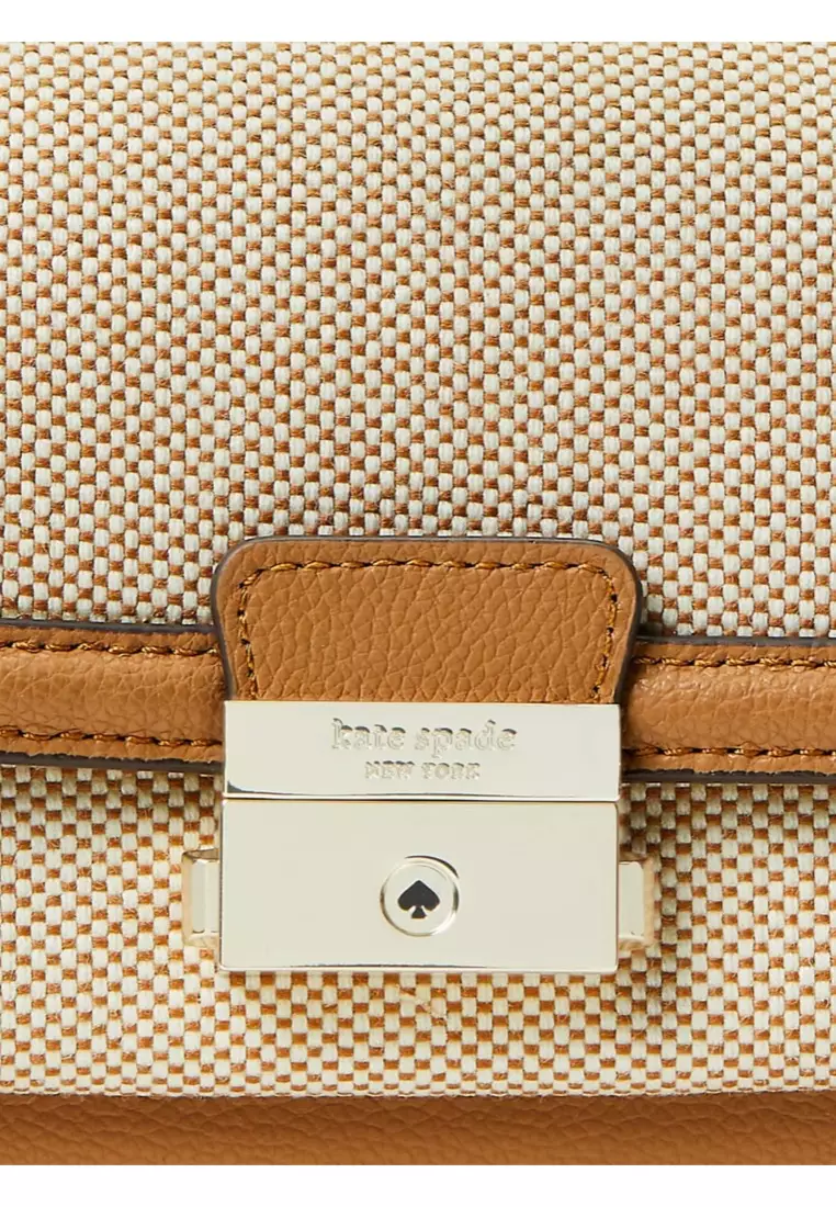 Voyage Canvas Crossbody Wallet Bungalow Multi