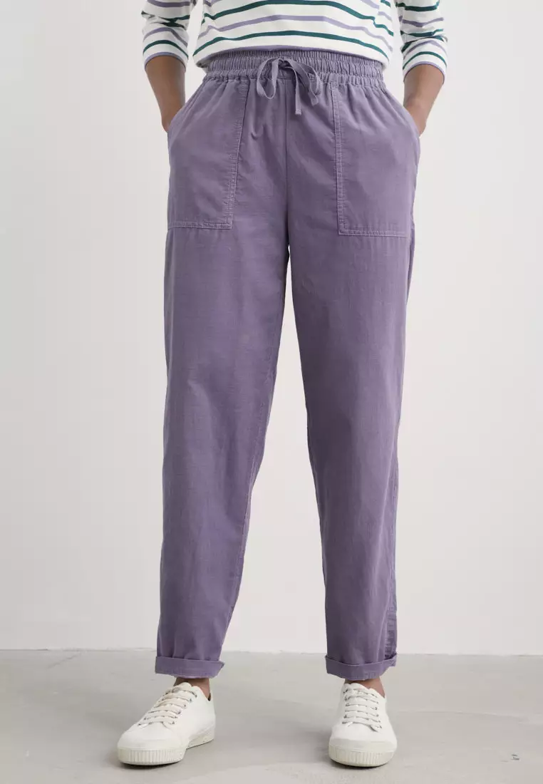 Seasalt Cornwall Purple Dayby Trousers