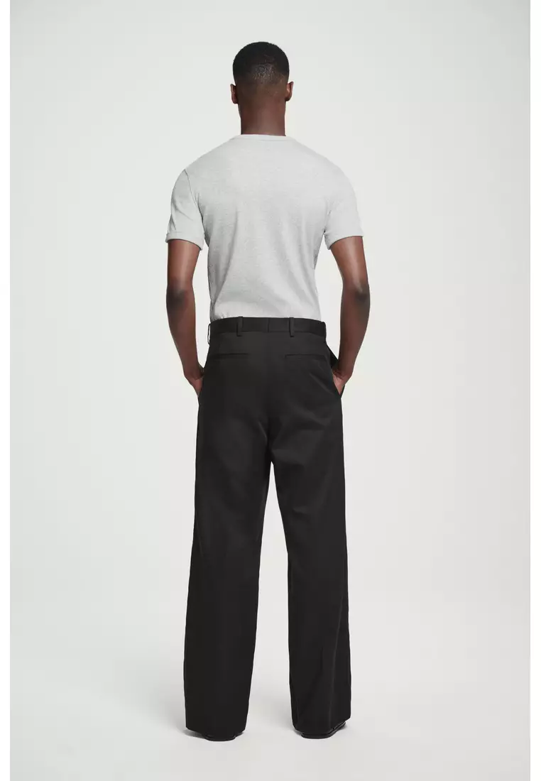 SLIM RIBBED COTTON T-SHIRT