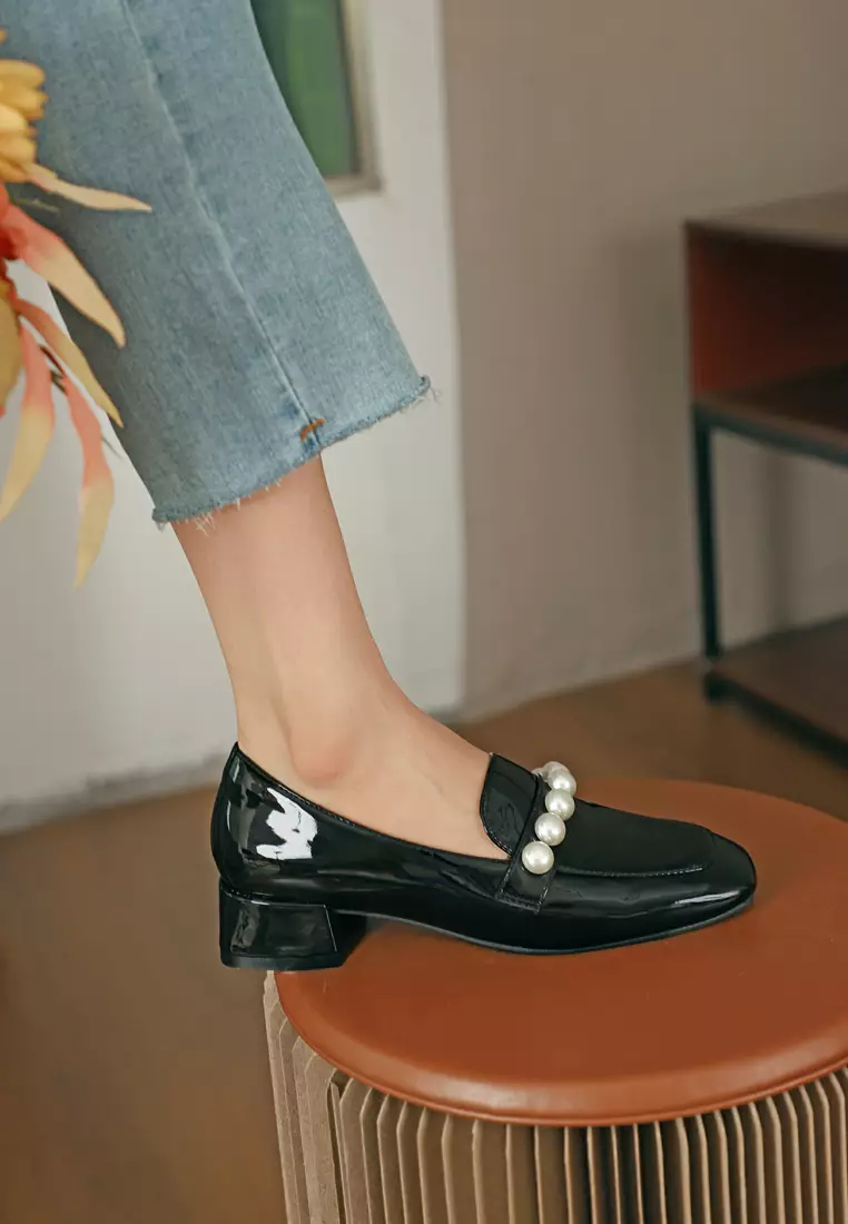 靴 Trois Logo Loafers 22élevé Classic Crocodile-Embossed Loafers | Saks Fifth Avenue