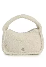 ☆ ☆ Women's CKJ Block Sherpa Mini Bag Ivory 4K3 網上選購Calvin Klein Sherpa Mini Zip Bag - Calvin Klein
