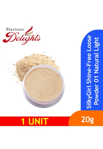 Prestigio Delights SilkyGirl Shine-Free Loose Powder 01 Natural Light 477C7ES1DAEADBGS_1