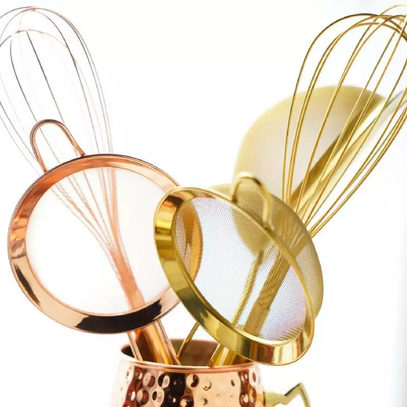 Buy DILAS HOME Metallic Flour Sifter (Rose Gold) 2024 Online ZALORA