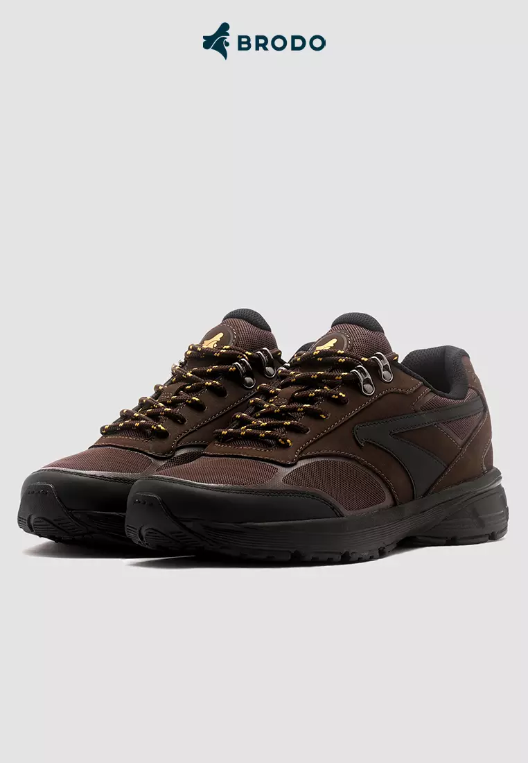 BRODO - Sneakers Ace Nova Venture Dark Brown