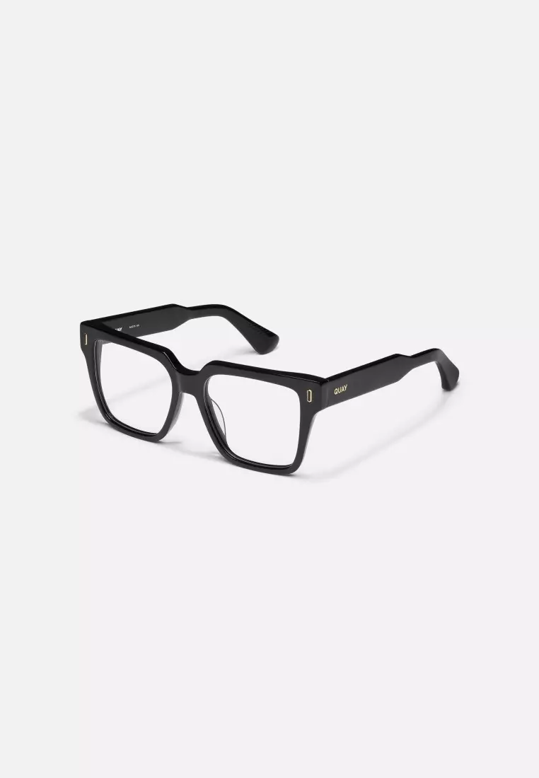QUAY Bold Type Optical Eyeglasses - Black