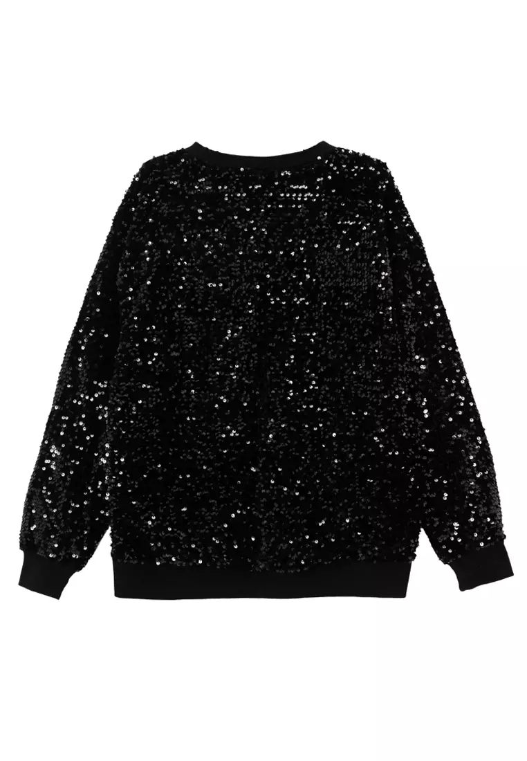Zara Sequin Knitwear SEQUIN KNIT CARDIGAN Silver ZARA Australia