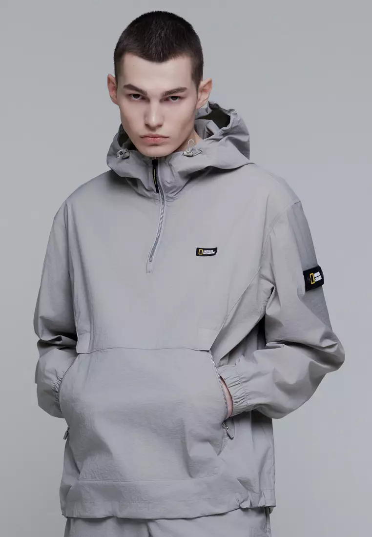 National Geographic Unisex DIMER Woven Training Hooded Anorak