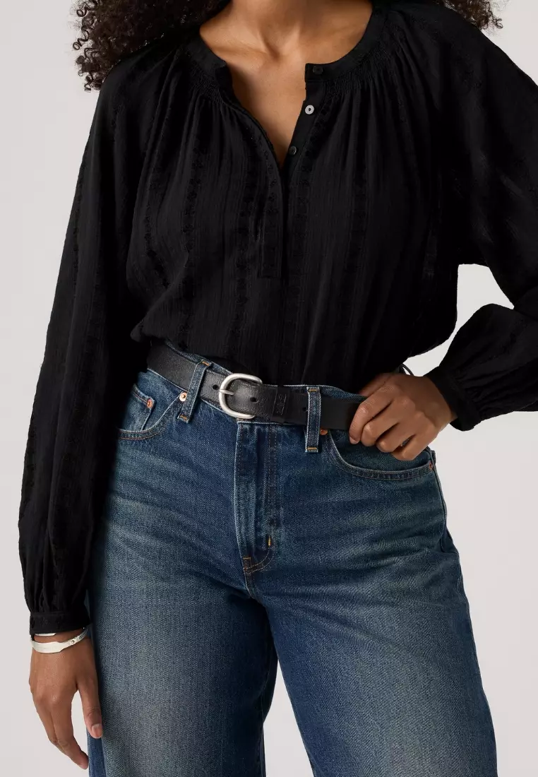 Women's Clover Long-Sleeve Blouse 003OQ-0002