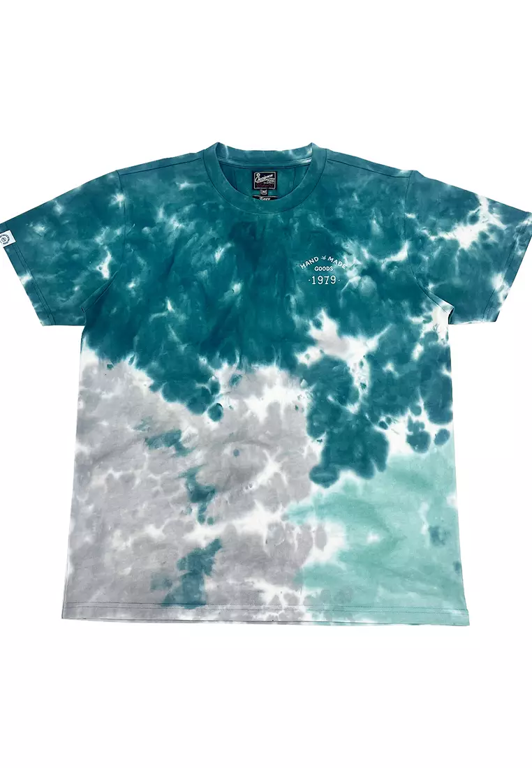Men's V57 Logo Embroidery Tie Dye Tee