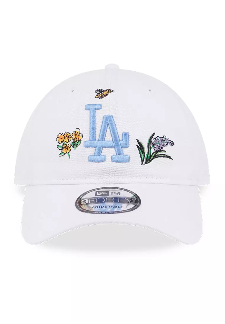 New Era 59FIFTY MLB Los Angeles Dodgers Watercolor Floral Fitted Hat 7 5/8