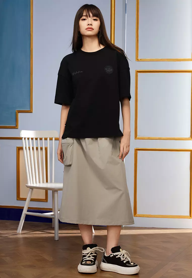 WOMEN'S CARGO MIDI SKIRT