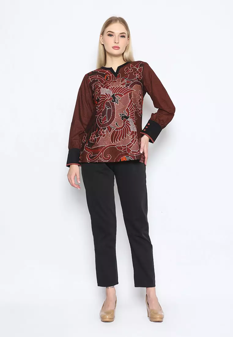 My Aksa batik Wanita Blouse Cassia Cairo